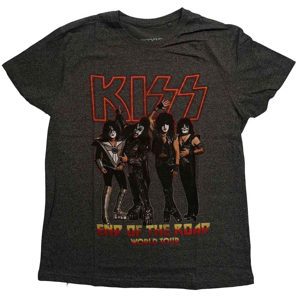 KISS 'End of the Road Tour' (Brindle) T-Shirt