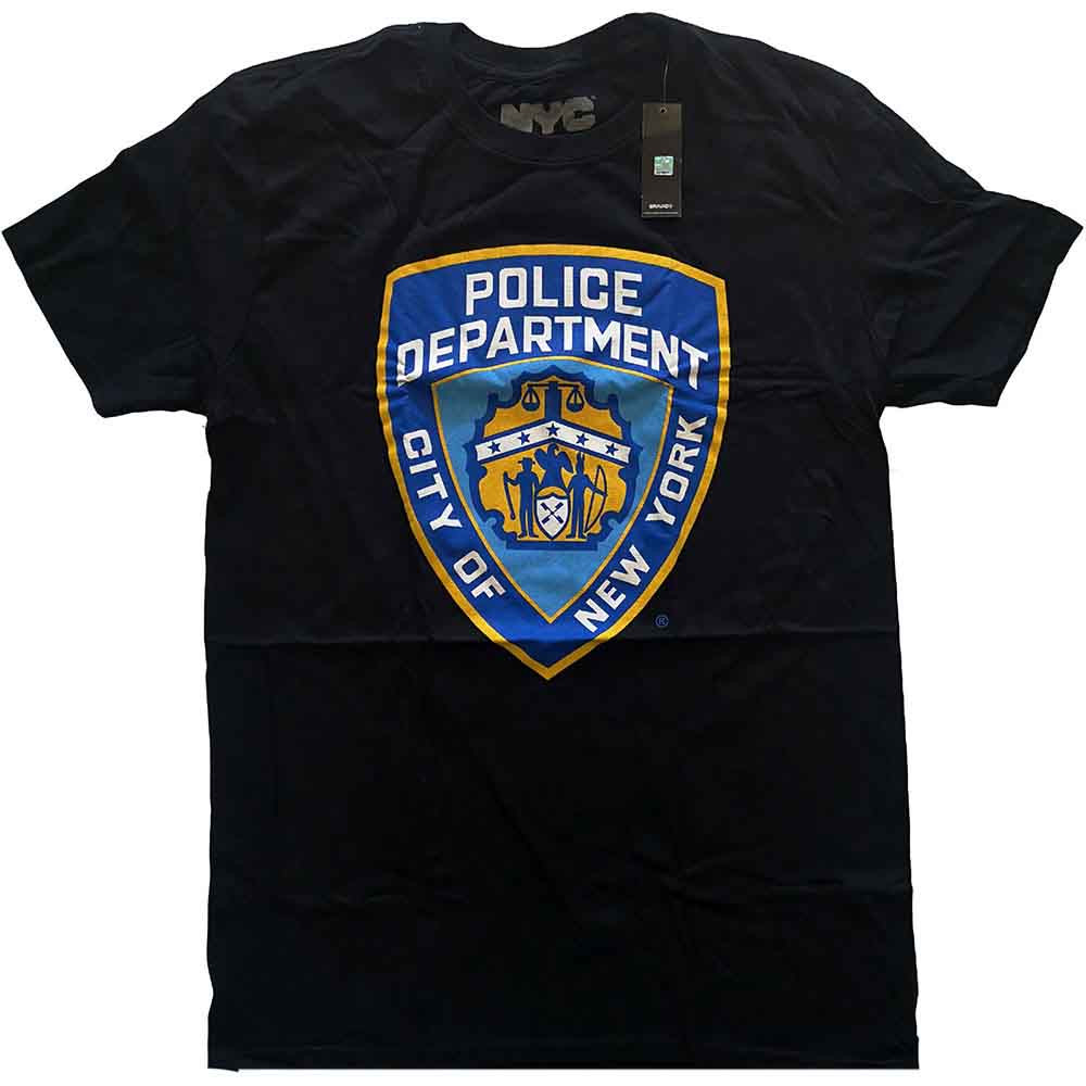 NYC 'Police Dept. Badge' (Black) T-Shirt