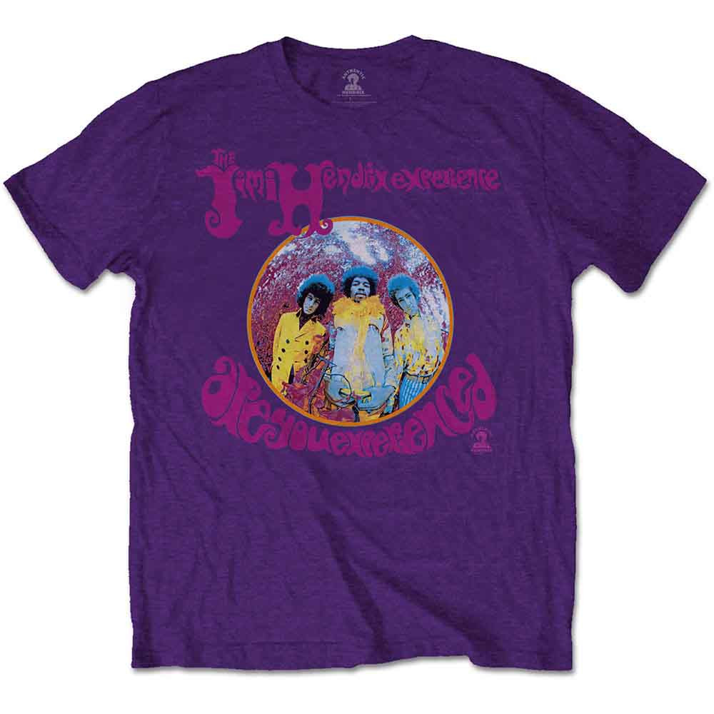Jimi Hendrix 'Are You Experienced' (Purple) T-Shirt