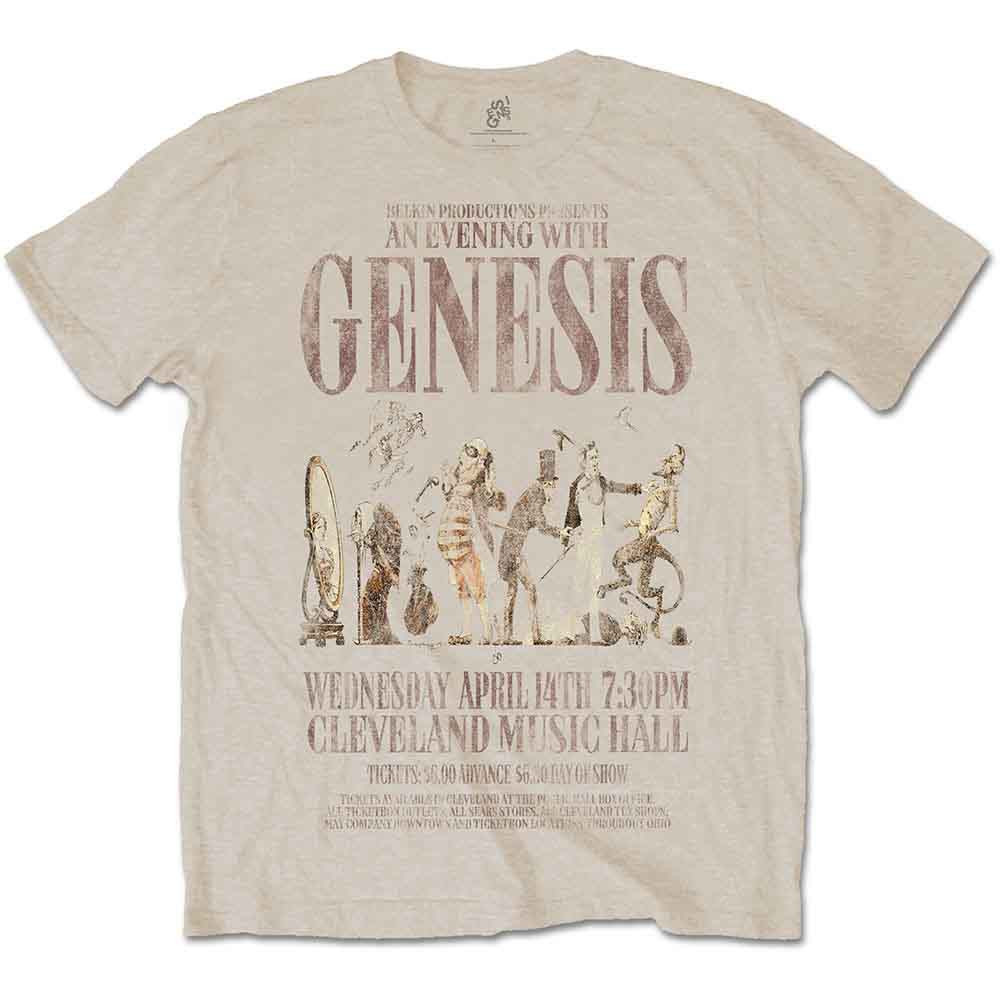 Genesis 'An Evening With' (Sand) T-Shirt