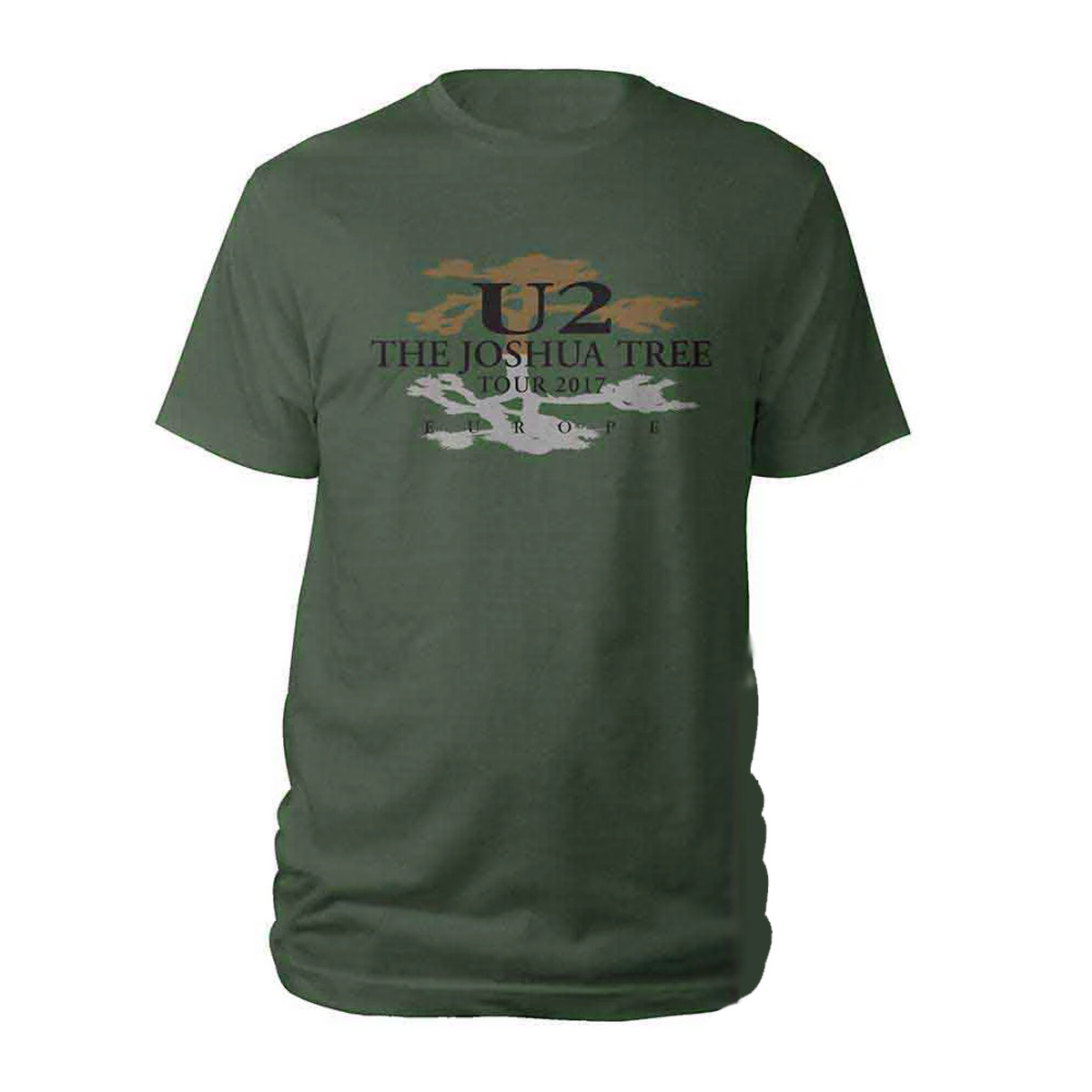 U2 'Joshua Tree Logo 2017' (Green) T-Shirt
