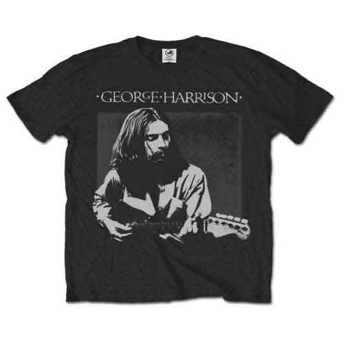 George Harrison 'Live Portrait' (Black) T-Shirt