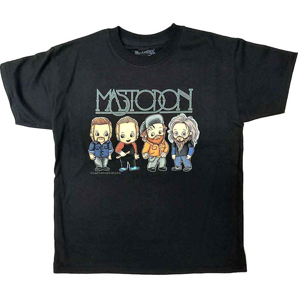 Mastodon 'Band Character' (Black) Kids T-Shirt