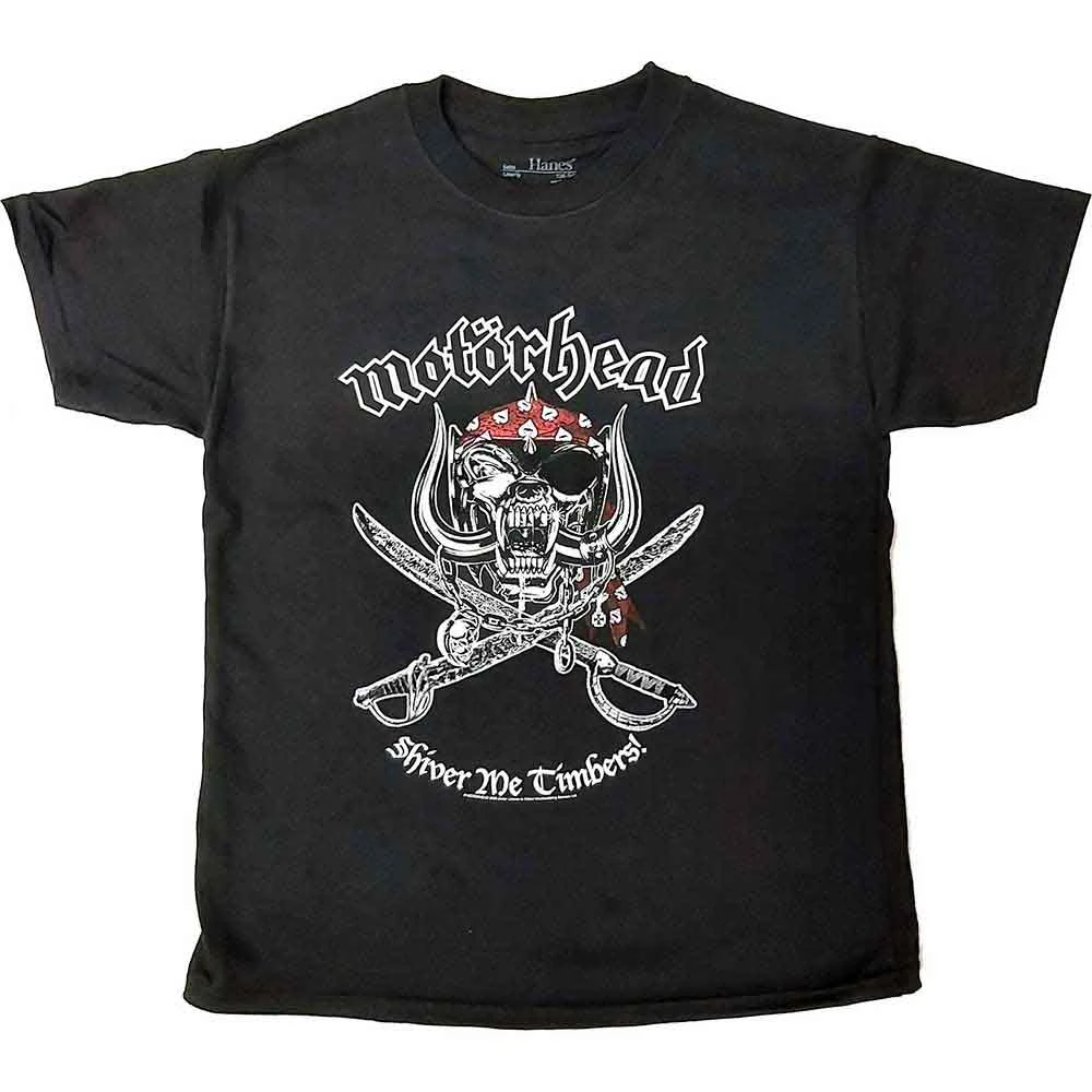 Motorhead 'Shiver Me Timbers' (Black) Kids T-Shirt