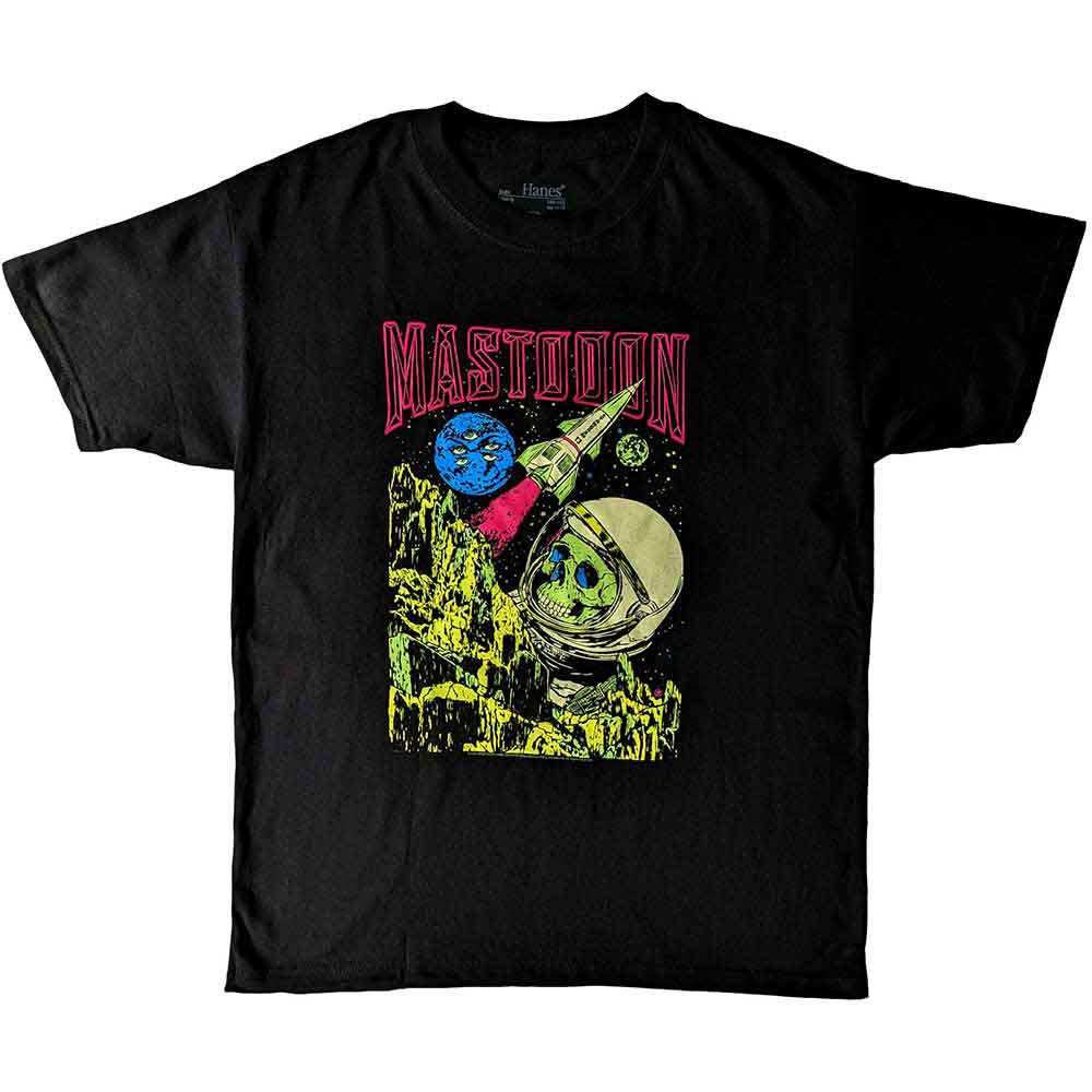 Mastodon 'Space Colorization' (Black) Kids T-Shirt