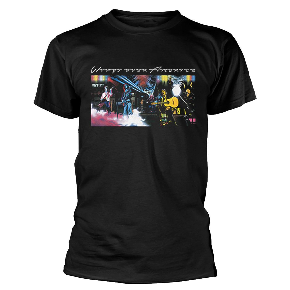 Paul McCartney 'Wings Over America' (Black) T-Shirt