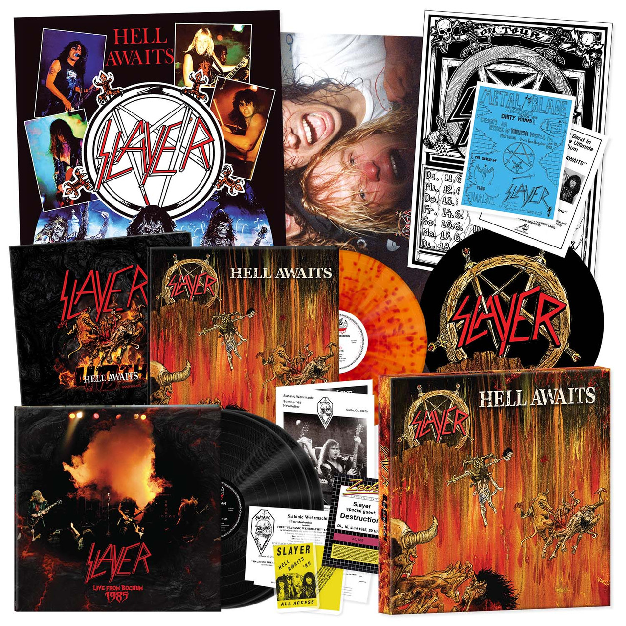 Slayer CDアルバムセット 【バラ売り可能】 Slayer 'Hell Awaits' (40th Anniversary) 3LP Vinyl Box Set