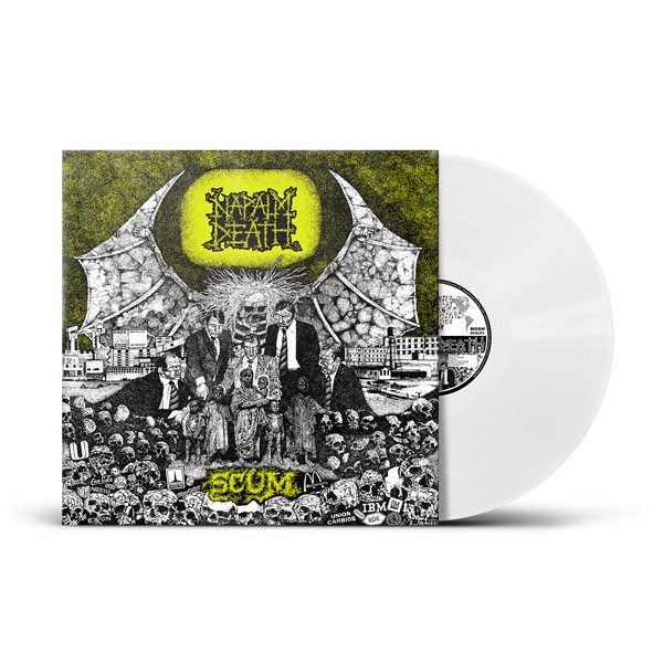 Napalm Death 'Scum' LP White Vinyl