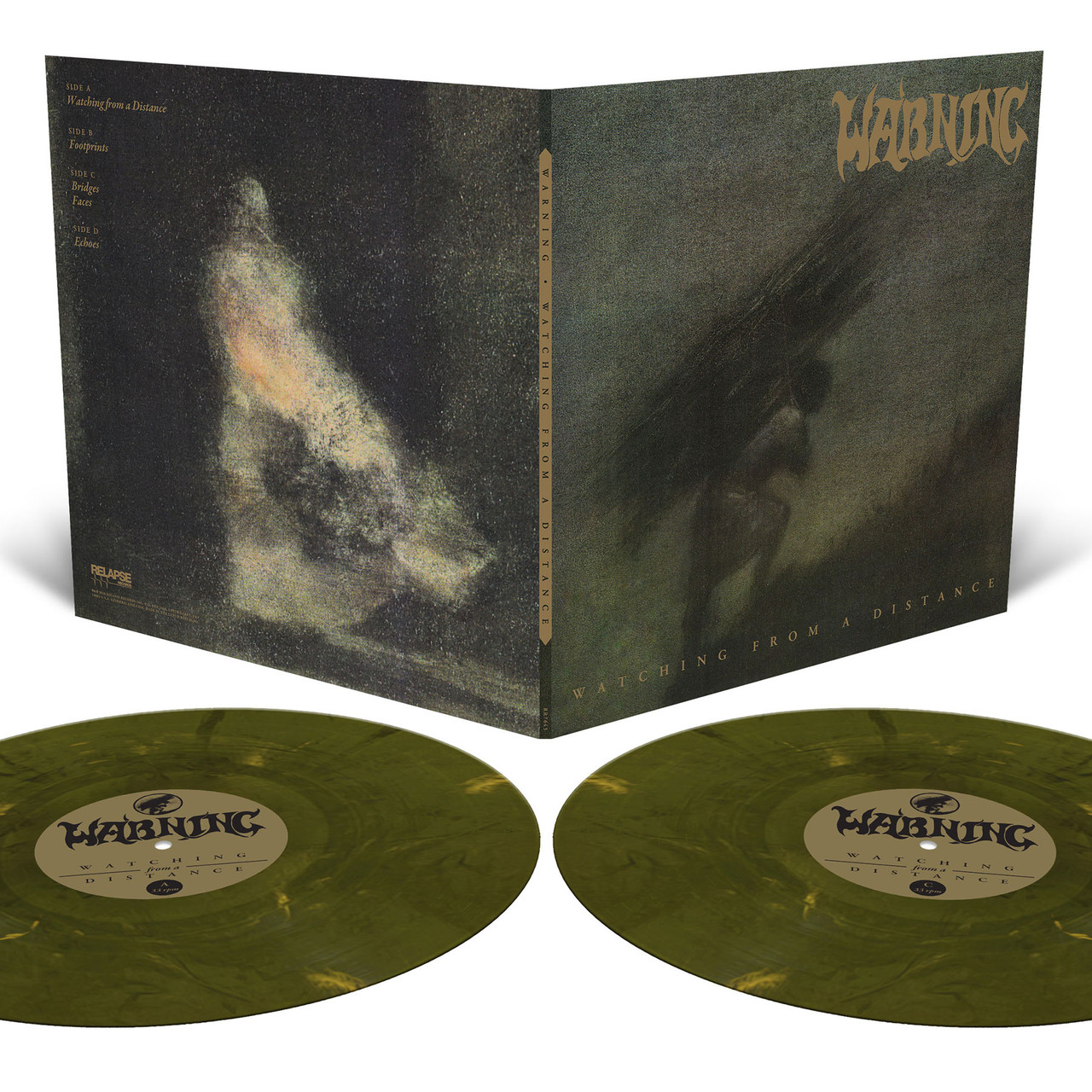 Warning 'Watching From A Distance' 2LP Labradorite Marble Vinyl