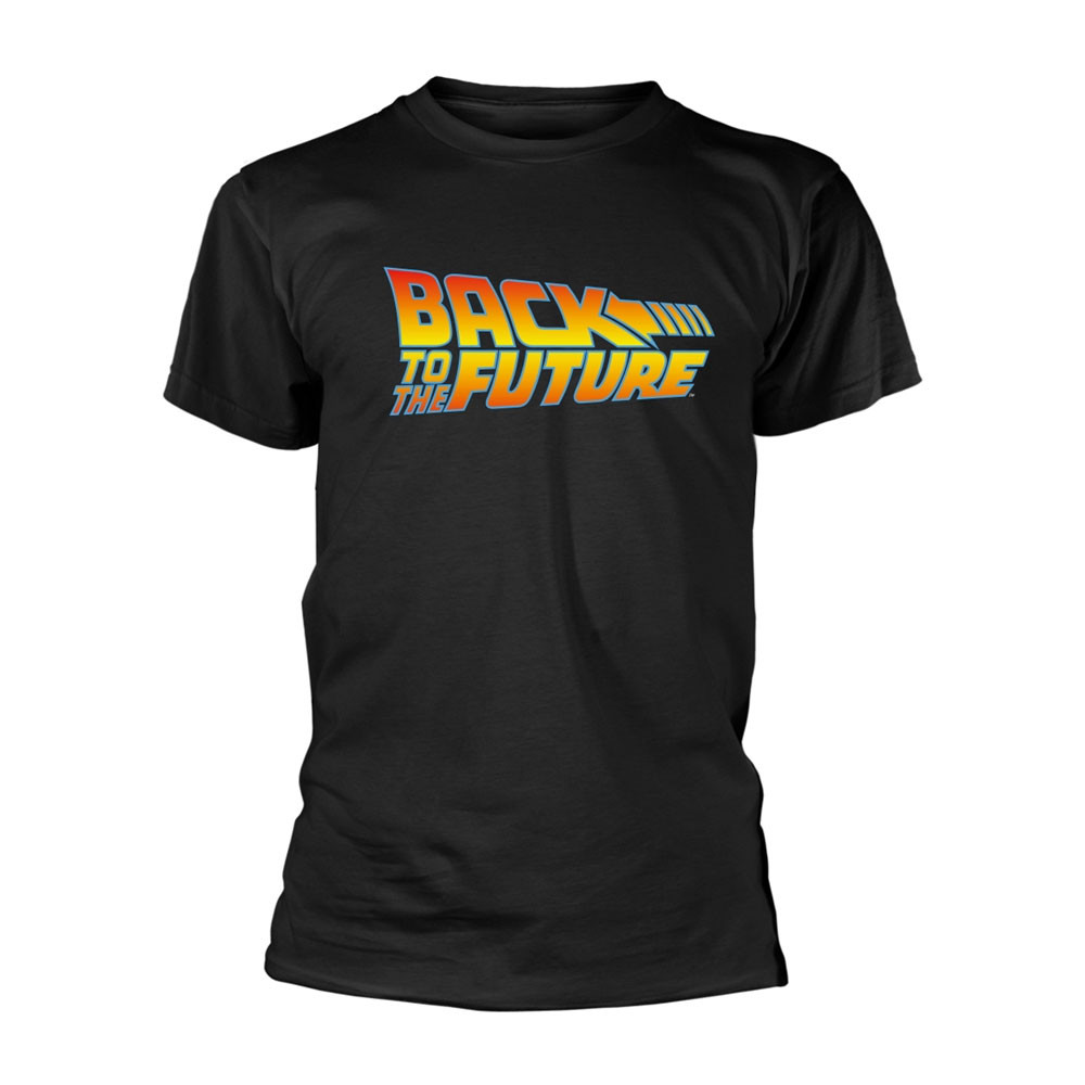 Back To The Future 'Logo One' (Black) T-Shirt