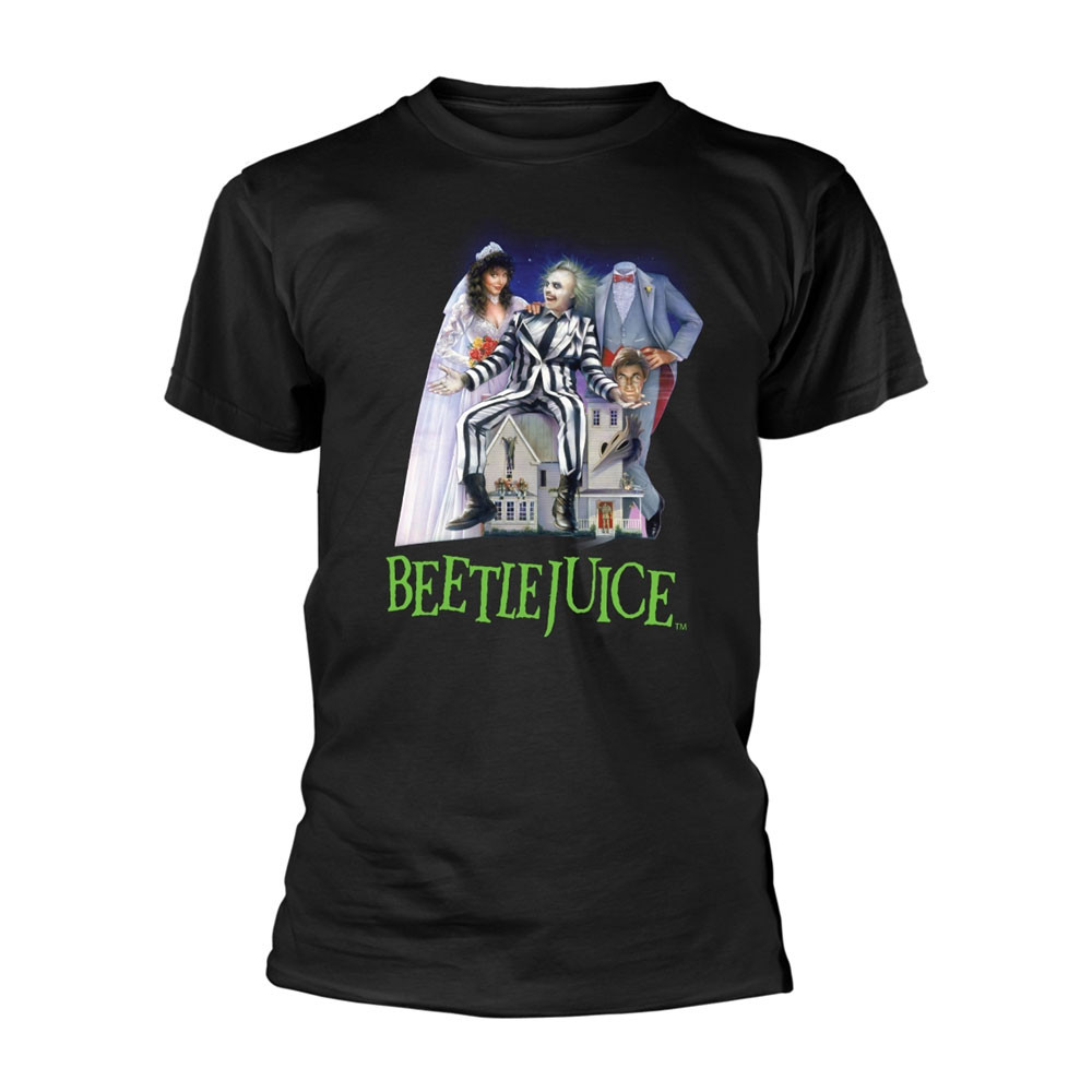 Beetlejuice 'Movie Poster' (Black) T-Shirt
