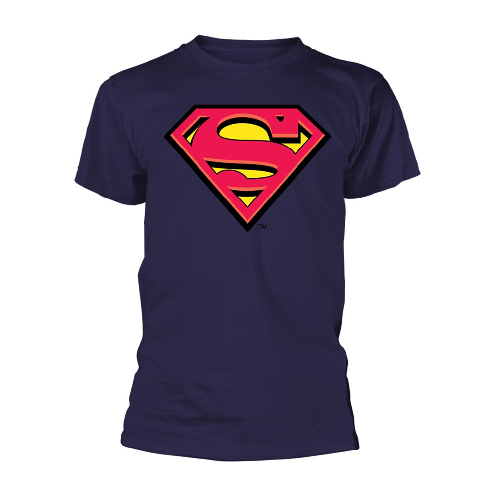 Superman 'Logo' (Navy) T-Shirt