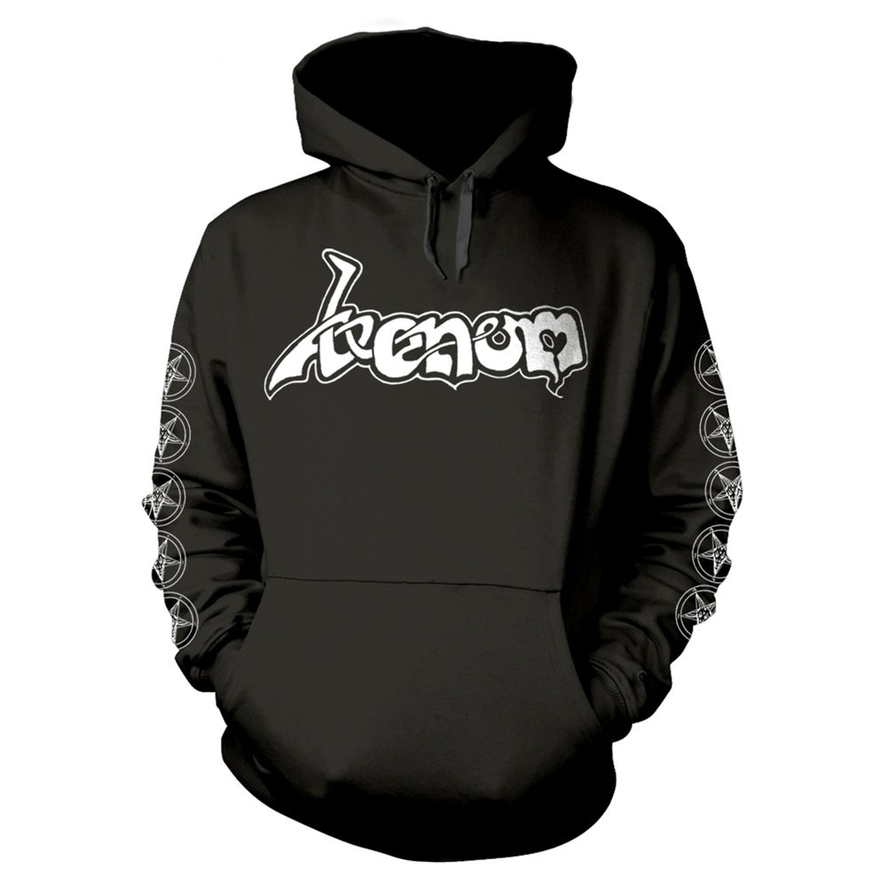 Venom 'White Logo' (Black) Pull Over Hoodie