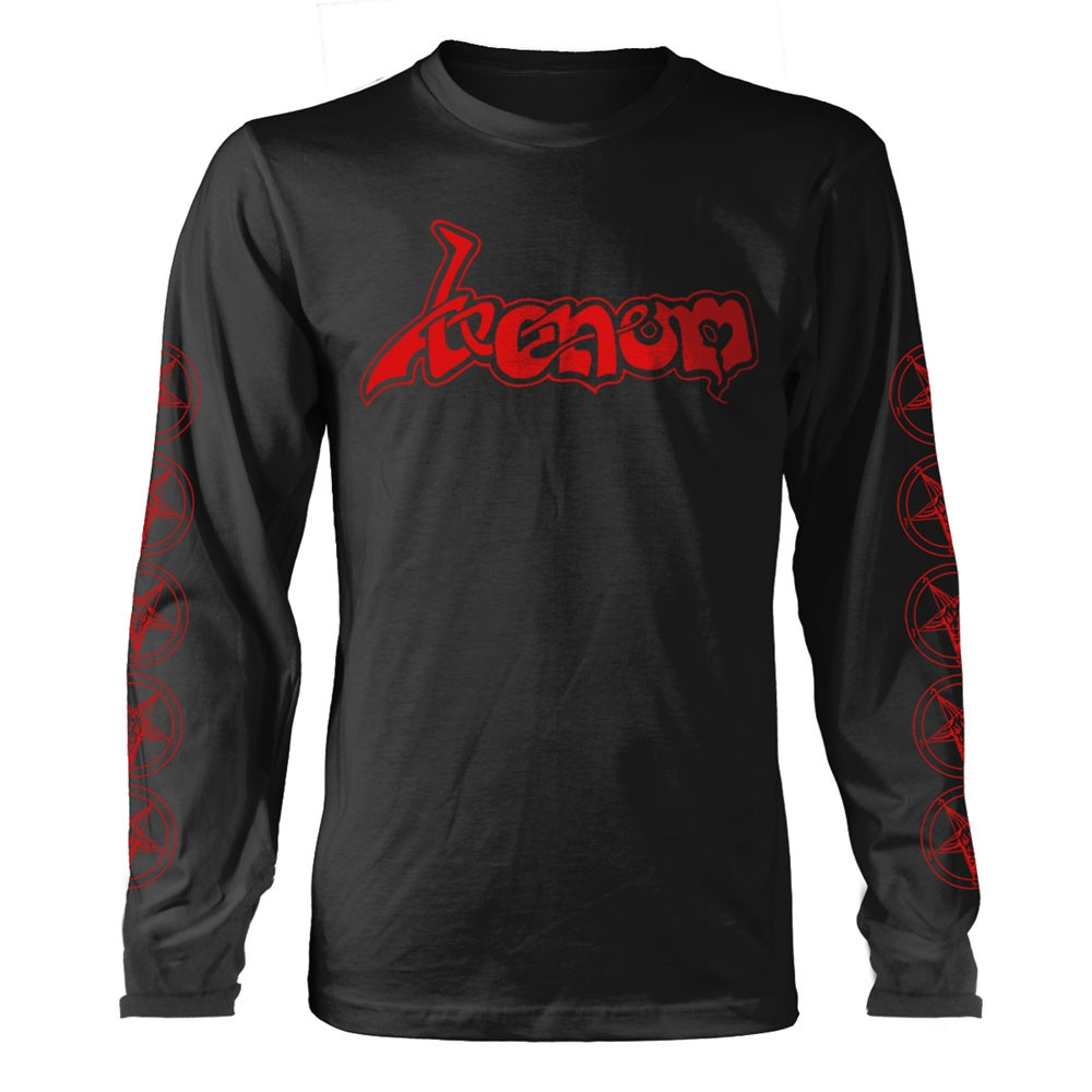 Venom 'Red Logo' (Black) Long Sleeve Shirt