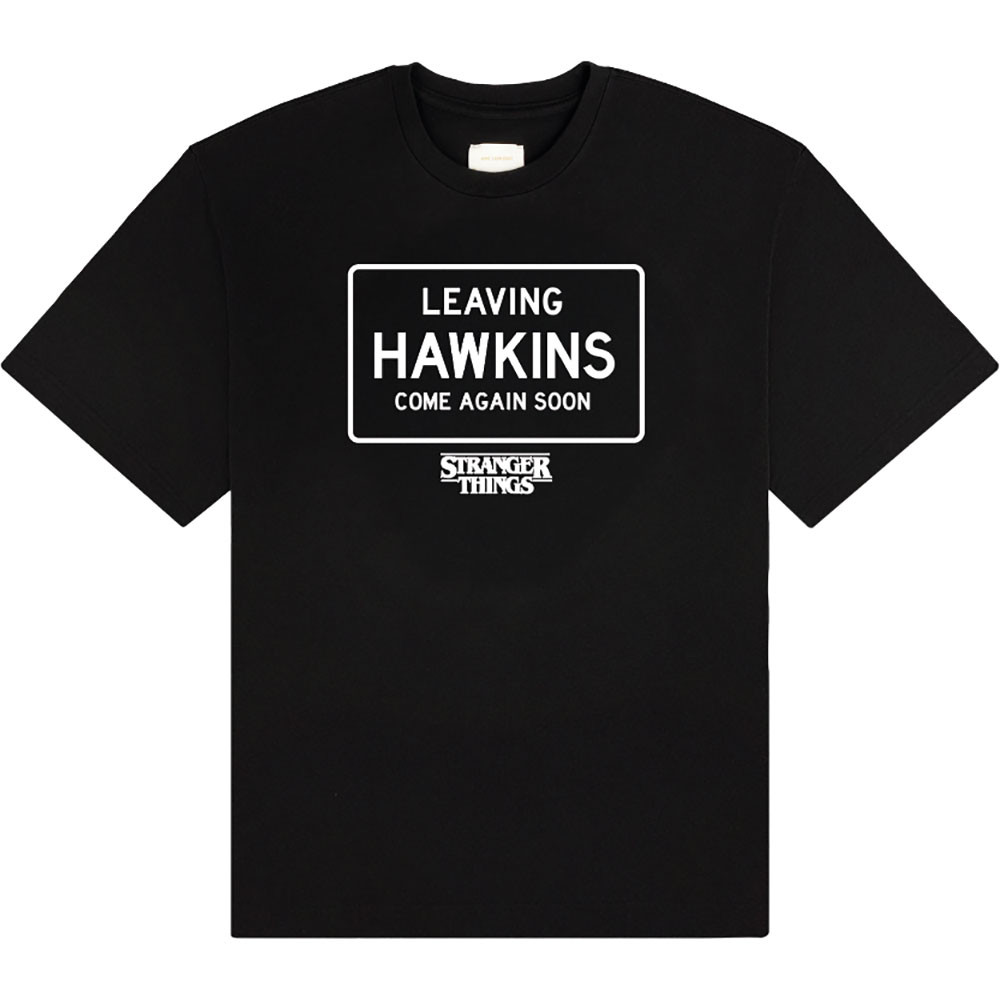 Stranger Things 'Leaving Hawkins' (Black) T-Shirt