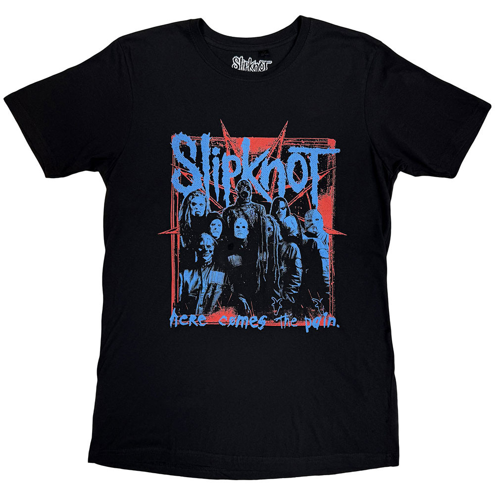 Slipknot 'Here Comes The Pain' (Black) T-Shirt