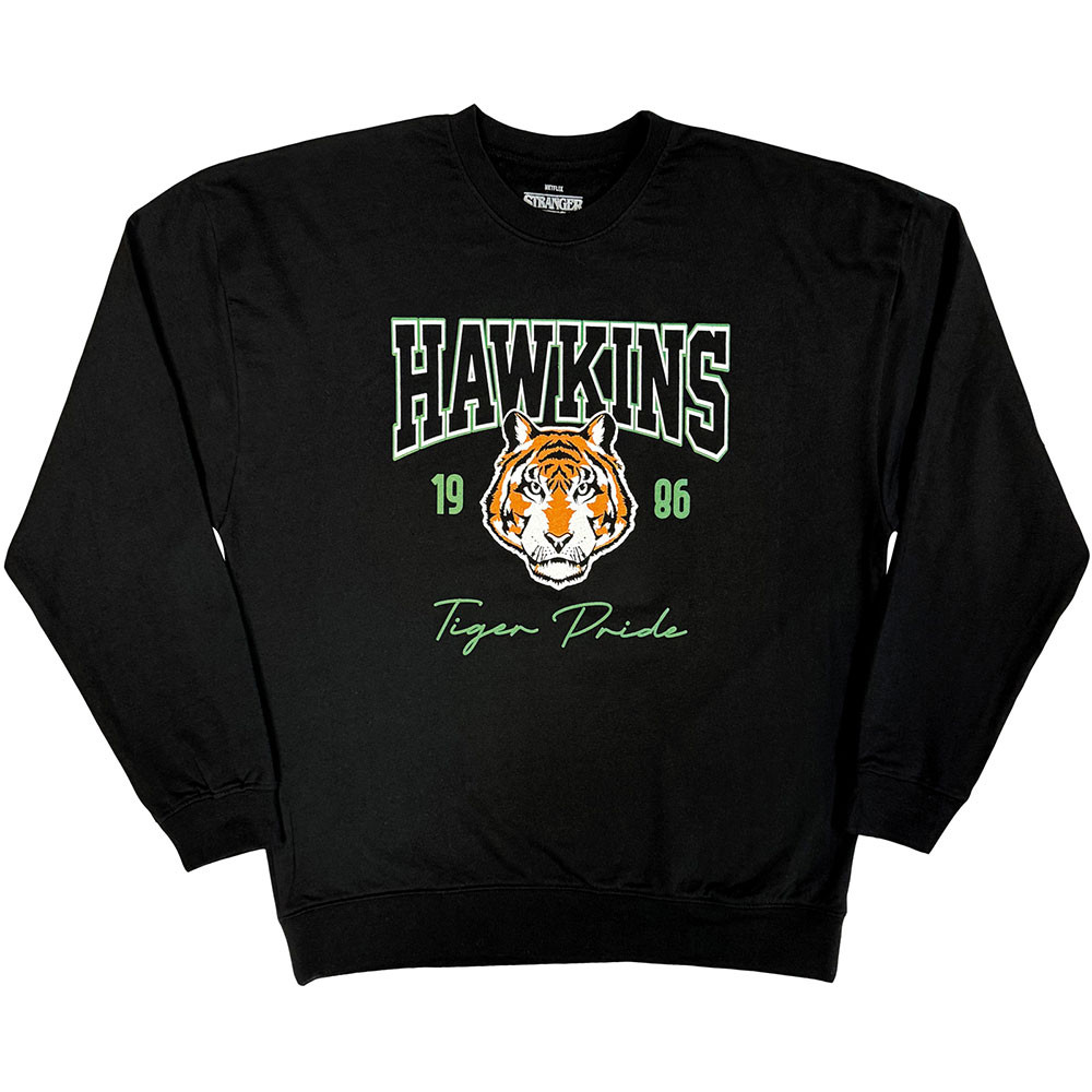 Stranger Things 'High School Hawkins' (Black) Sweatshirt