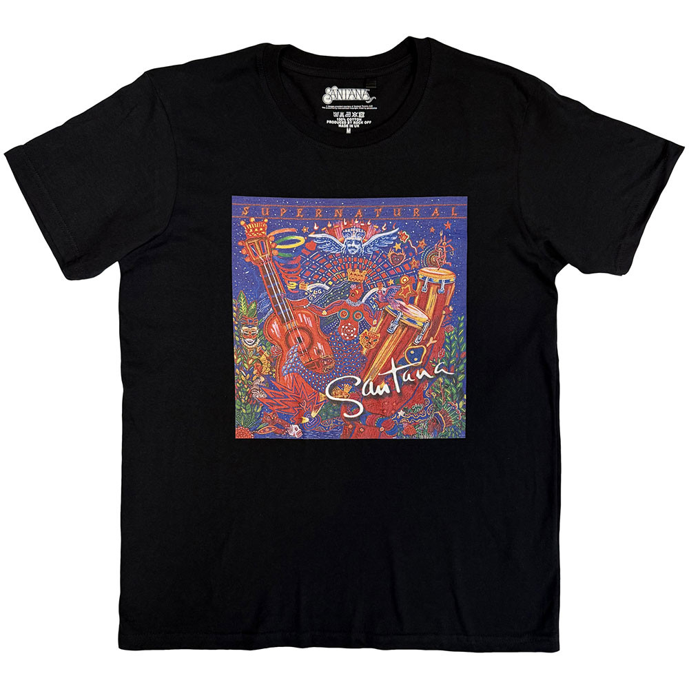 Santana 'Supernatural' (Black) T-Shirt
