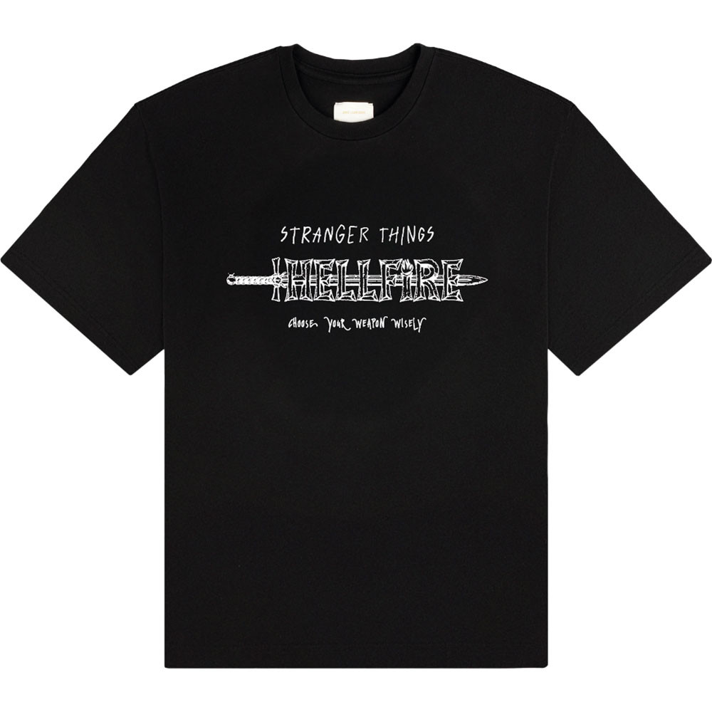 Stranger Things 'Hellfire' (Black) T-Shirt