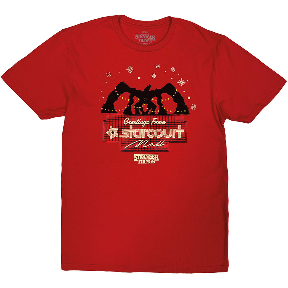 Stranger Things 'Greetings From Starcourt' (Red) T-Shirt