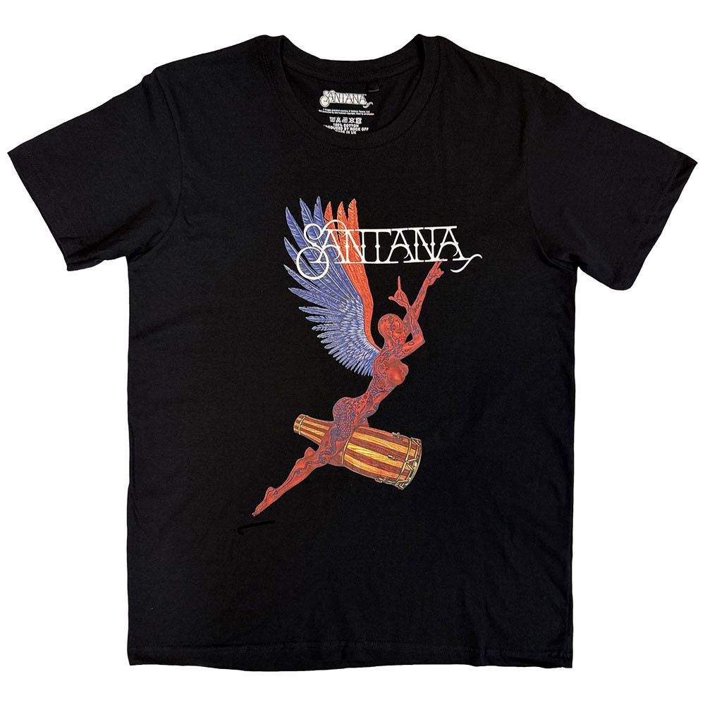 Santana 'Abraxas Angel' (Black) T-Shirt