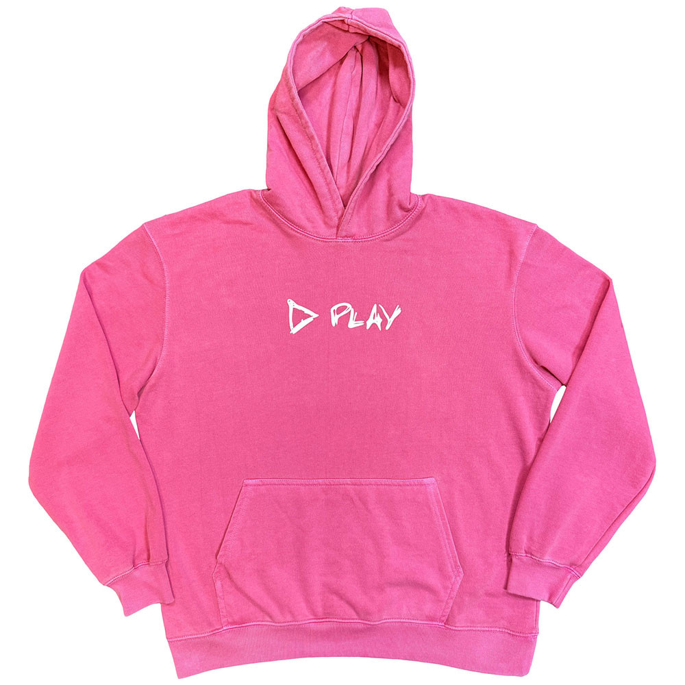 Ed Sheeran 'Play Logo' (Pink) Pull Over Hoodie