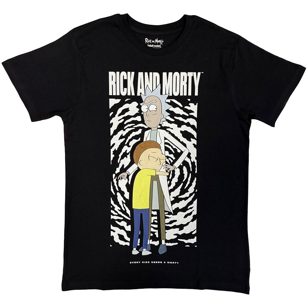 Rick And Morty 'Hug' (Black) T-Shirt