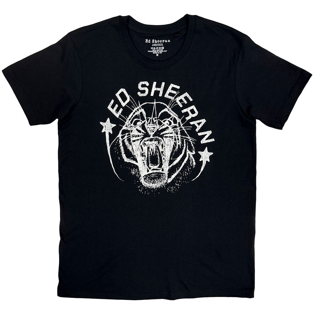 Ed Sheeran 'Tiger' (Black) T-Shirt
