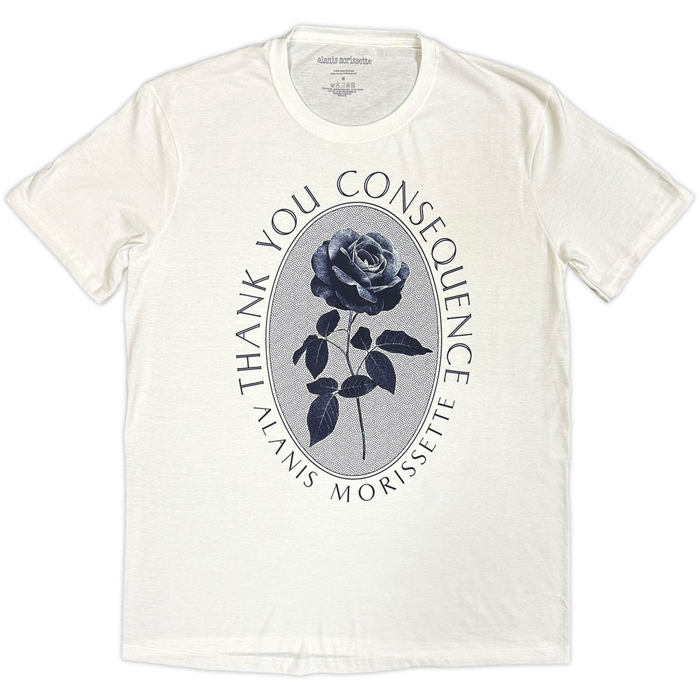 Alanis Morissette 'Rose' (White) T-Shirt