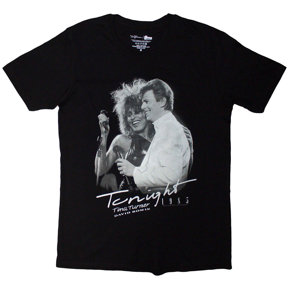 Tina Turner 'Tonight 1985' (Black) T-Shirt