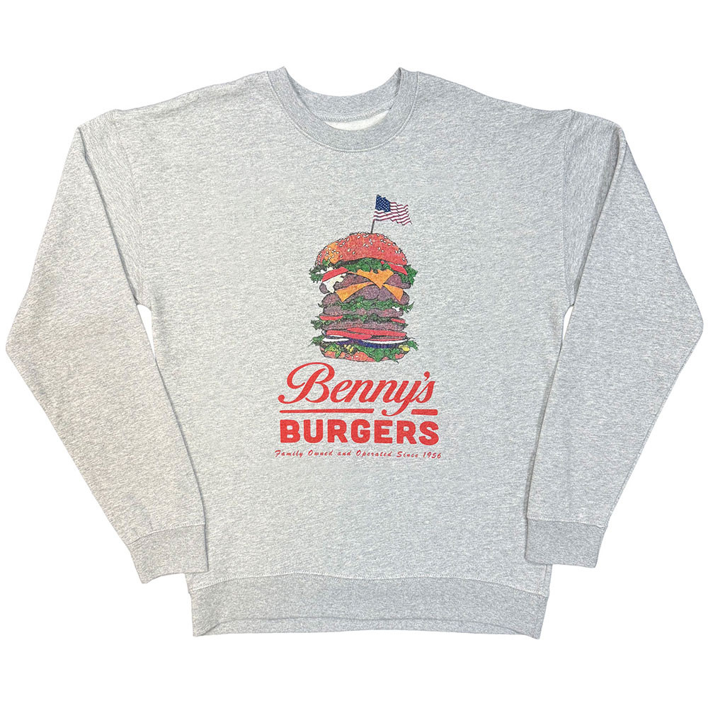 Stranger Things 'Benny’s Burger' (Grey) Sweatshirt