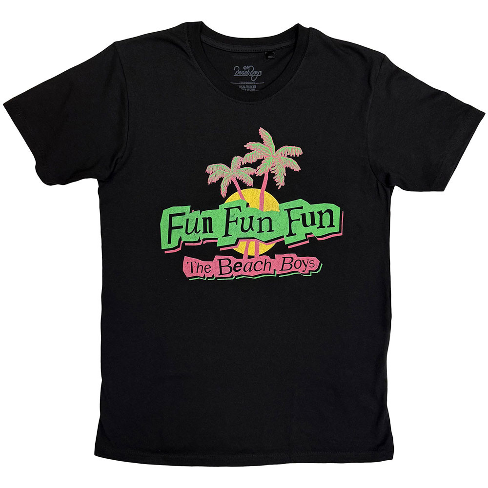 The Beach Boys 'Fun' (Black) T-Shirt