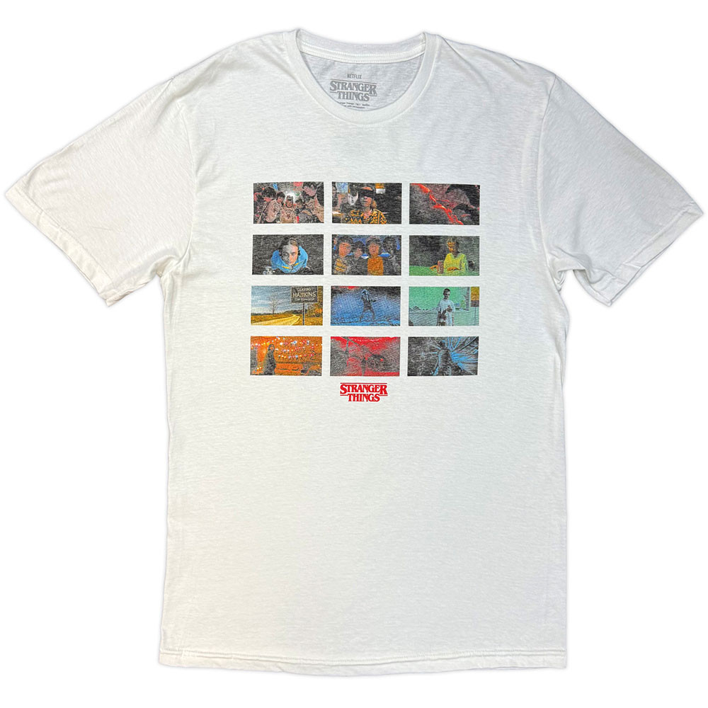 Stranger Things 'Hawkins Power And Light' (White) T-Shirt