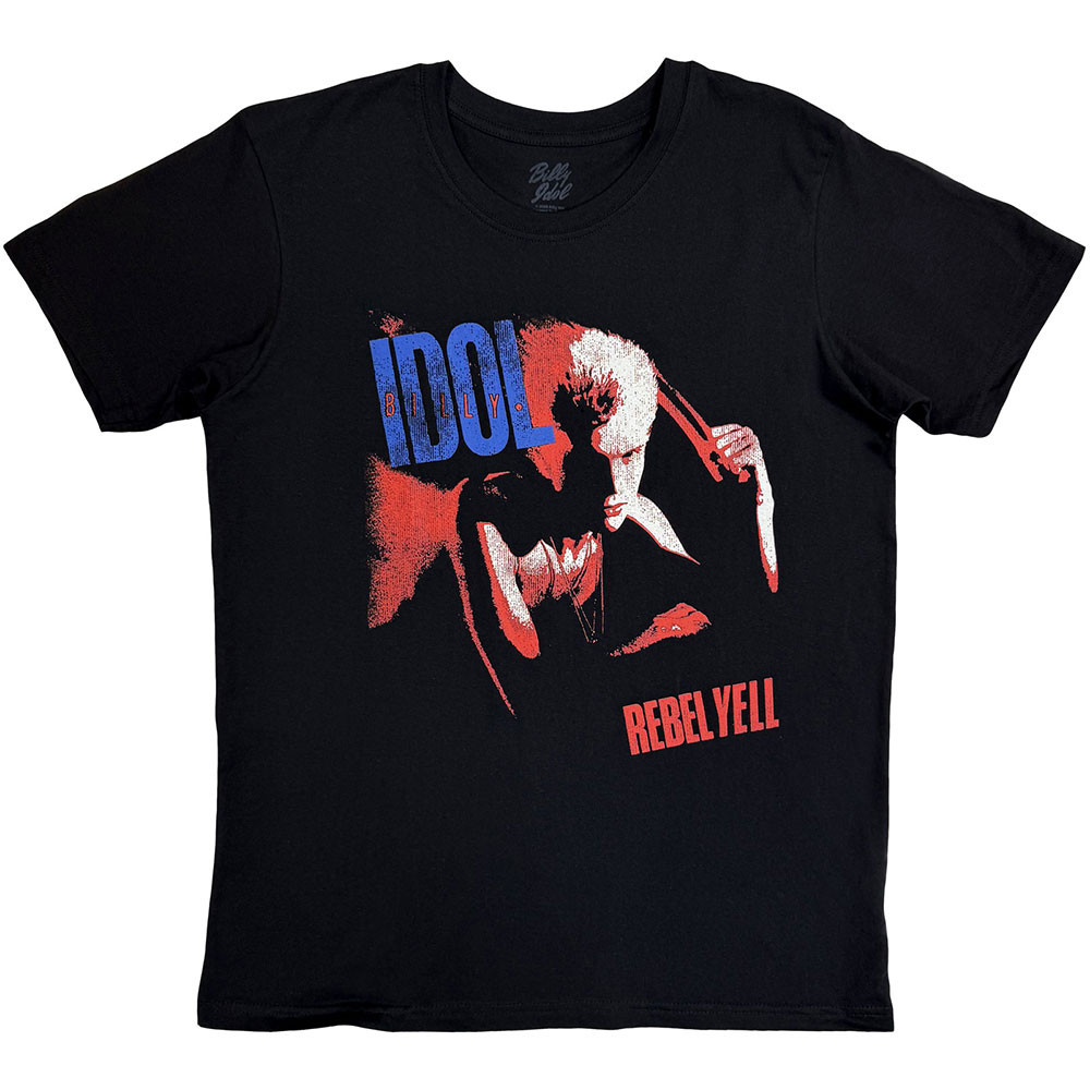Billy Idol 'Rebel Yell' (Black) T-Shirt
