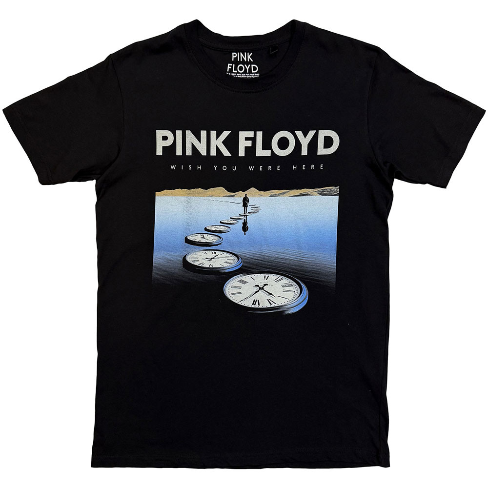 Pink Floyd 'Clocks' (Black) T-Shirt