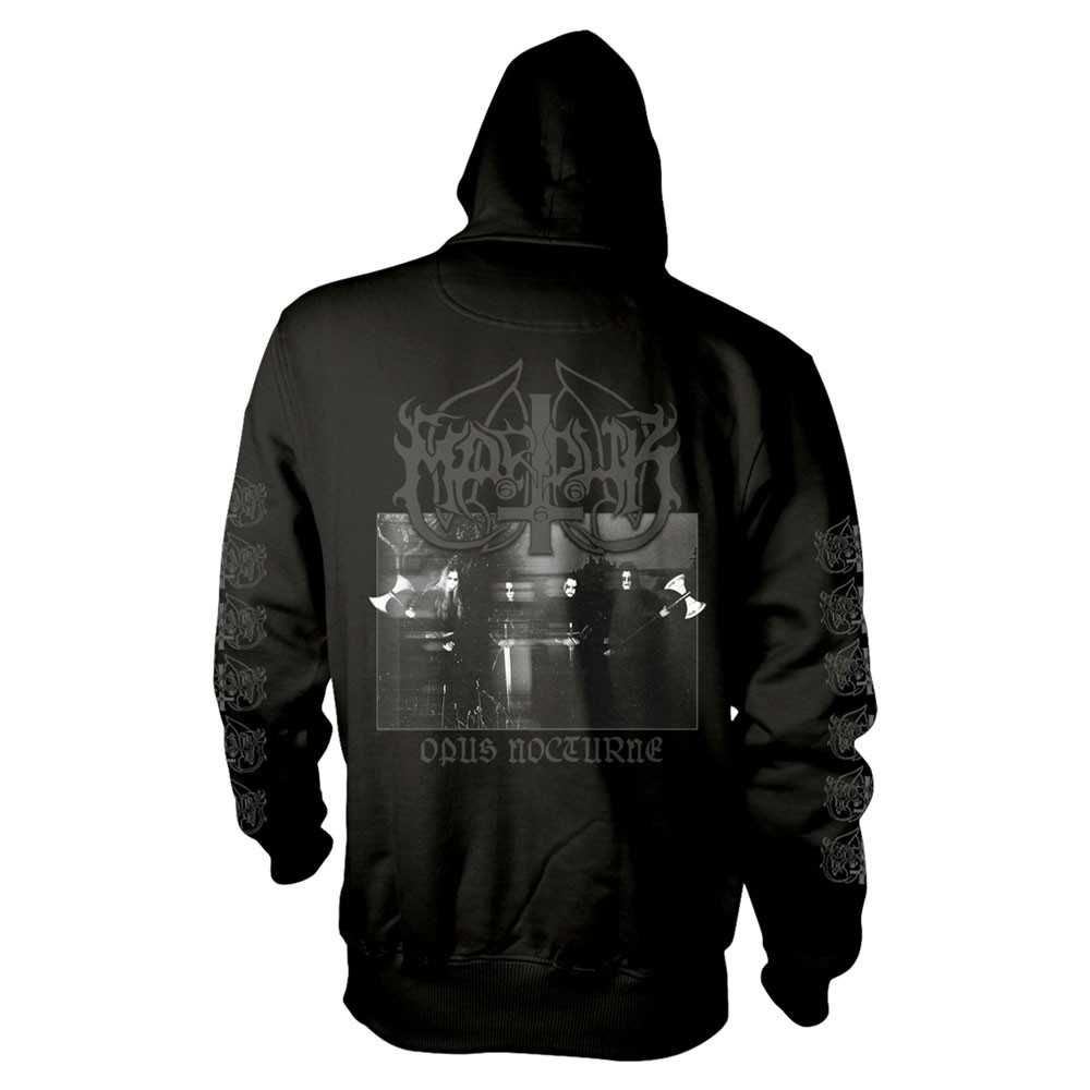 Marduk 'Opus Nocturne B' (Black) Pull Over Hoodie Back
