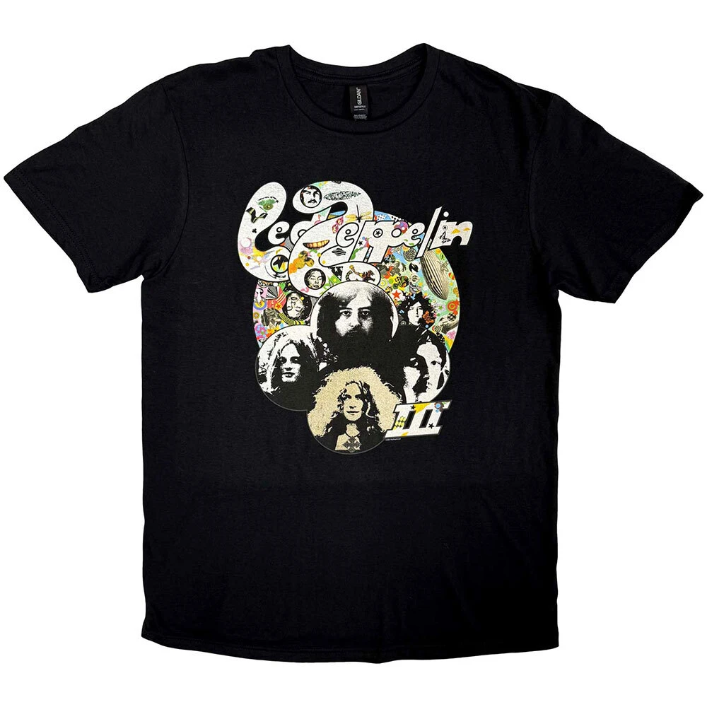 Led Zeppelin 'Photo  - III' (Black) T-Shirt