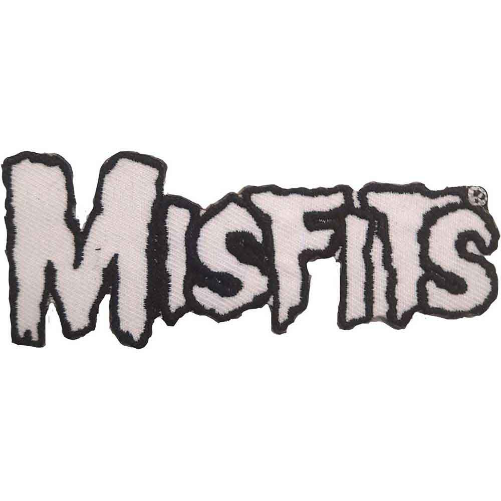 Misfits 'White Logo' Iron On Patch