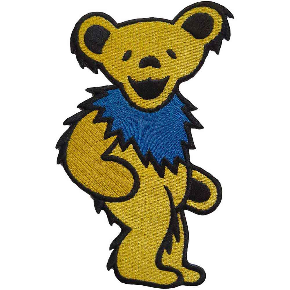 Grateful Dead 'Yellow Dancing Bear' Iron On Patch