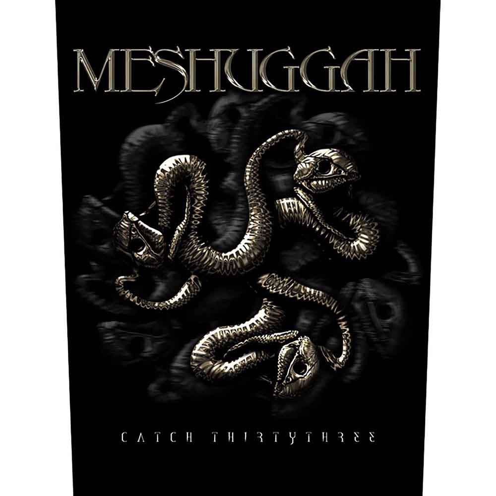 Meshuggah 'Catch 33' Back Patch