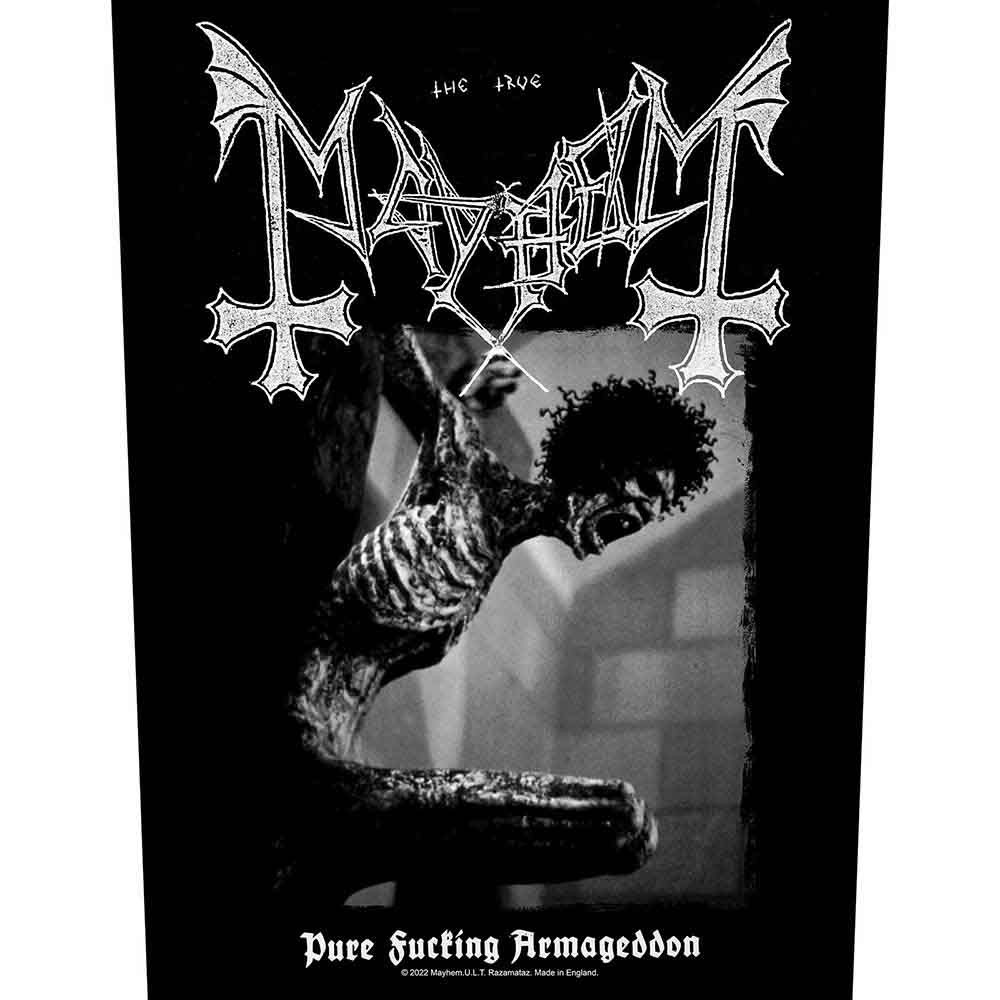 Mayhem 'Pure Fucking Armageddon' Back Patch
