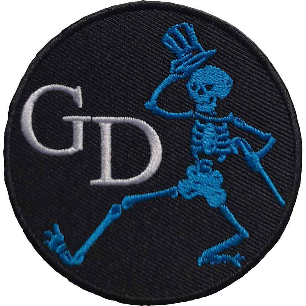 Grateful Dead 'Skeleton Circle' Iron On Patch