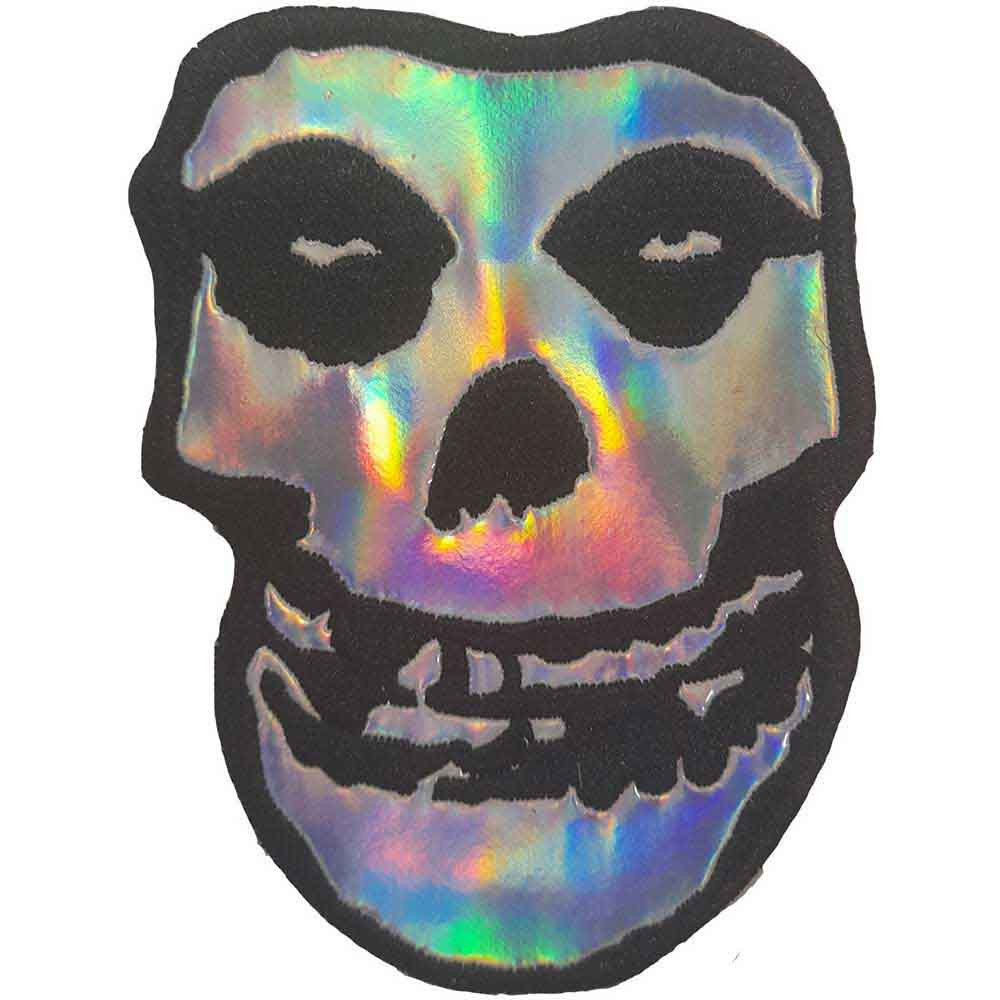 Misfits 'Sonic Silver Skull' Iron On Patch