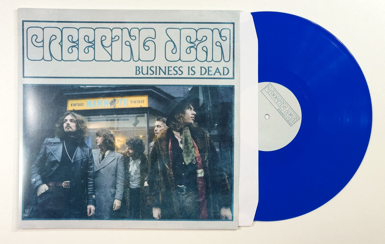 Creeping Jean 'Business Is Dead' LP Blue Vinyl
