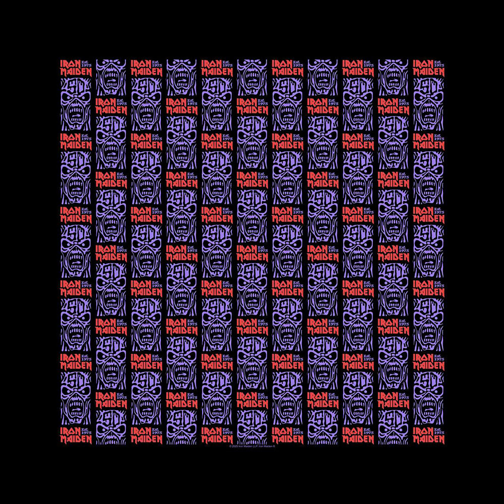 Iron Maiden 'Est 1975' (Black) Bandana