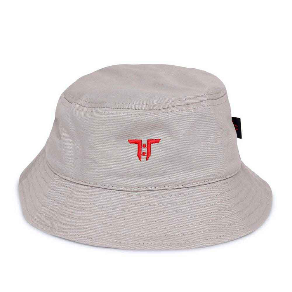 Tokyo Time 'TT Logo' (Grey) Kids Bucket Hat