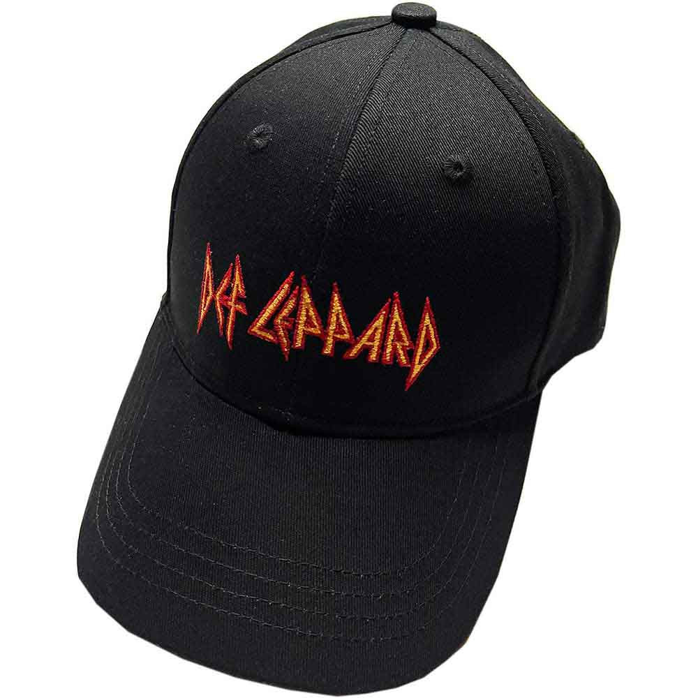 Def Leppard 'Text Logo' (Black) Baseball Cap