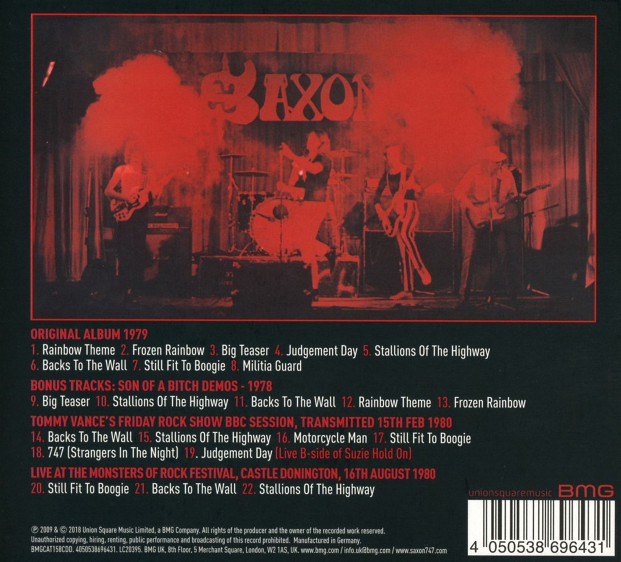 Saxon 'Saxon' Deluxe CD