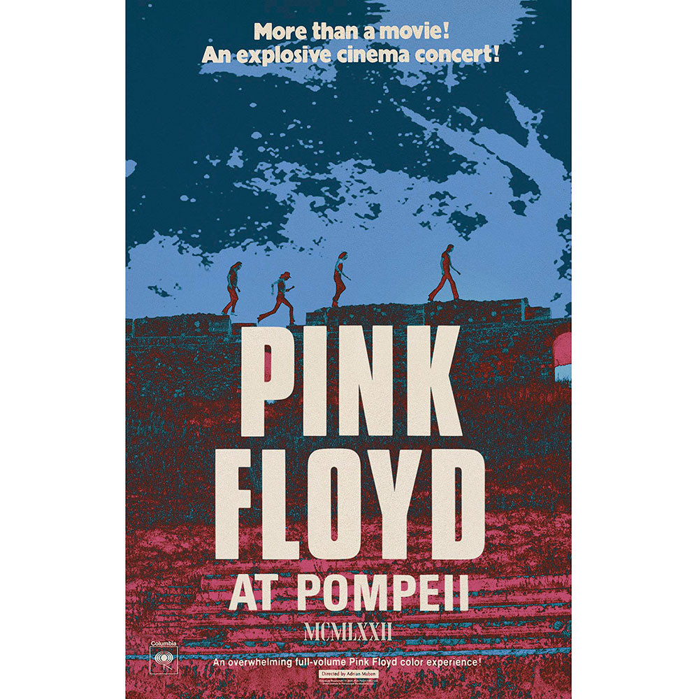 Pink Floyd 'Live In Pompeii' Textile Poster