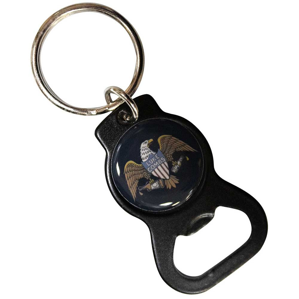 Luke Combs 'Tour '23 Eagle Black' Keyring